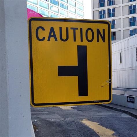 tetris road sign.